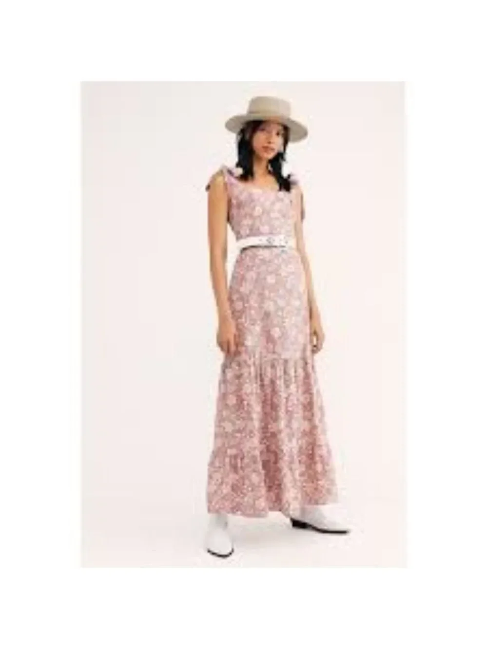 Free People In the Fields Floral Maxi Dress